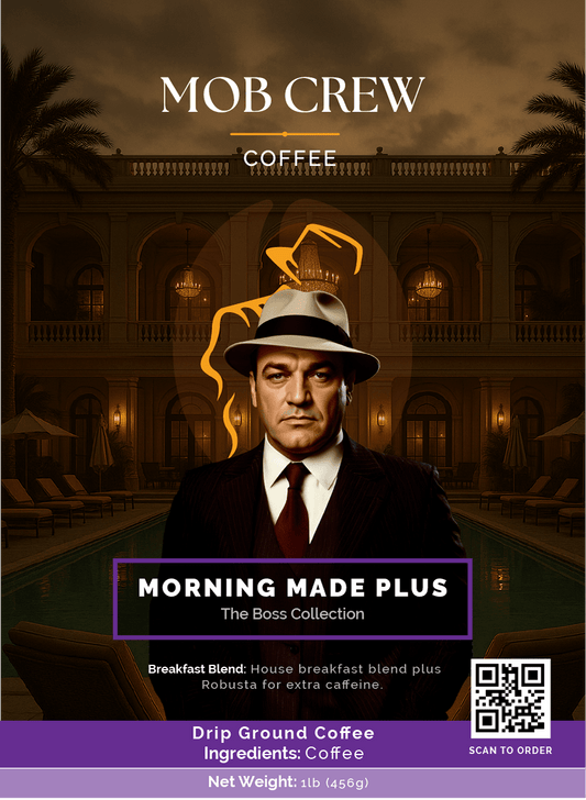 Morning Made Plus coffee drip grind 1lb high caffeine extra energy breakfast blend