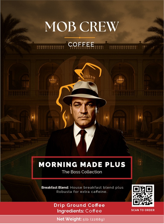 Morning Made Plus coffee drip grind 5lb high caffeine extra energy breakfast blend