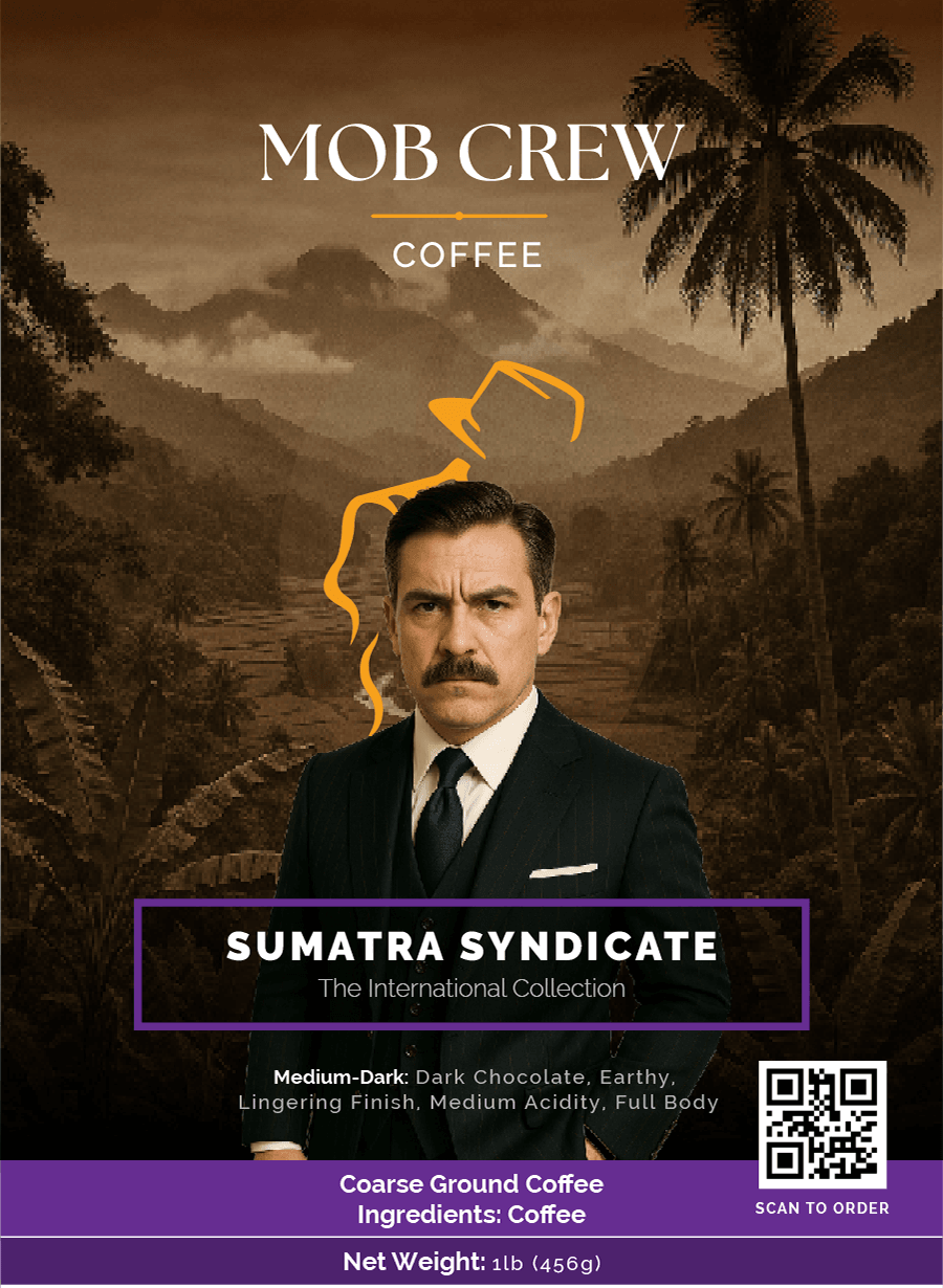 Sumatra Syndicate coffee coarse grind 1lb Indonesian single origin premium roast