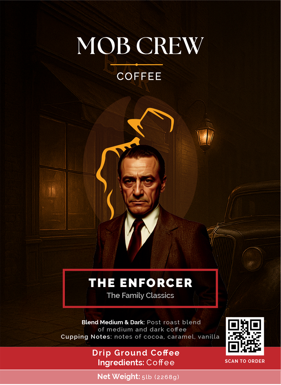 The Enforcer: 5lb Delivering Bold Flavor with a Smooth Finish.